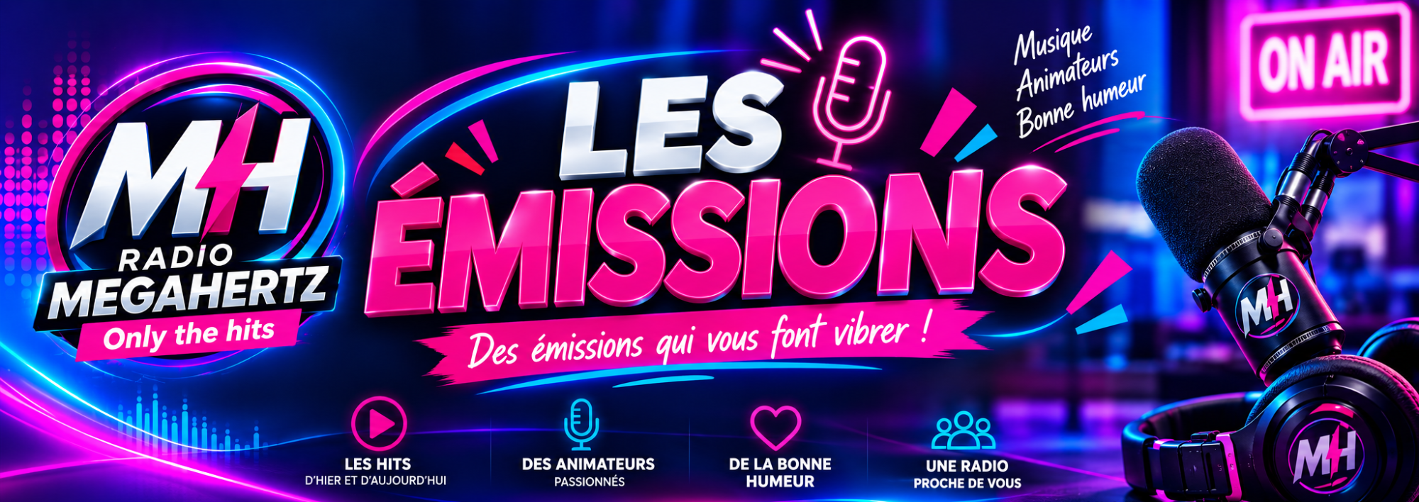 Radio Megahertz - Les émissions